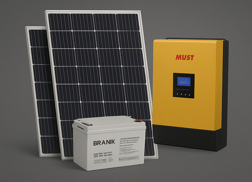 KIT HÍBRIDO SOLAR 3KW 001